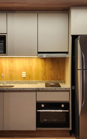 Studio à venda com 26m², 1 quarto e 1 vaga Studio à venda com 26m², 1 quarto e 1 vagaCozinha