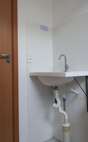 Apartamento à venda com 45m², 2 quartos e 1 vagaBanheiro 