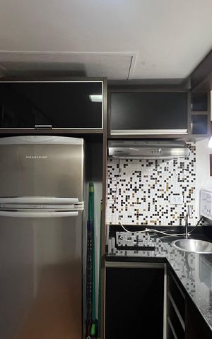 Studio para alugar com 34m², 1 quarto e 1 vaga Studio para alugar com 34m², 1 quarto e 1 vagaCozinha