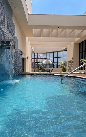 Studio para alugar com 34m², 1 quarto e 1 vaga Studio para alugar com 34m², 1 quarto e 1 vagaPiscina
