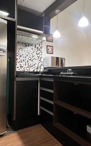 Studio para alugar com 34m², 1 quarto e 1 vaga Studio para alugar com 34m², 1 quarto e 1 vagaCozinha