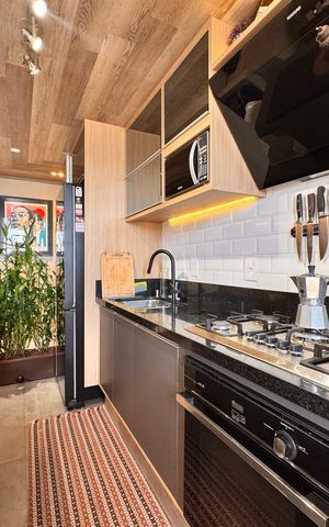 Apartamento à venda com 65m², 2 quartos e 2 vagas Apartamento à venda com 65m², 2 quartos e 2 vagasCozinha