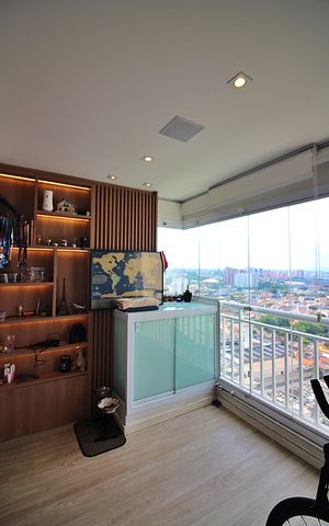 Apartamento à venda com 77m², 2 quartos e 1 vagaSala Sacada 