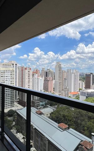 Studio para alugar com 21m², 1 quarto e sem vaga Studio para alugar com 21m², 1 quarto e sem vagaVaranda