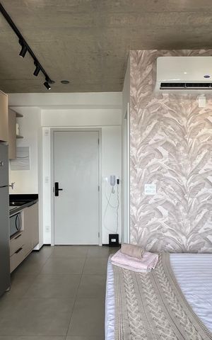 Studio para alugar com 21m², 1 quarto e sem vaga Studio para alugar com 21m², 1 quarto e sem vagaQuarto