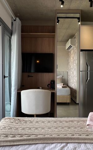Studio para alugar com 21m², 1 quarto e sem vaga Studio para alugar com 21m², 1 quarto e sem vagaQuarto