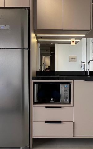 Studio para alugar com 21m², 1 quarto e sem vaga Studio para alugar com 21m², 1 quarto e sem vagaCozinha
