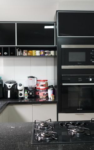 Casa de condomínio à venda com 217m², 3 quartos e 2 vagasCozinha