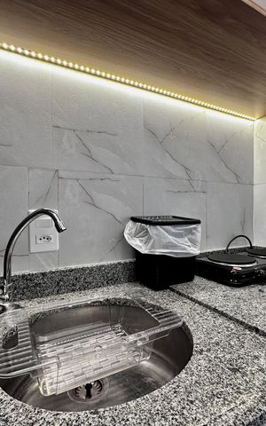 Studio para alugar com 25m², 1 quarto e sem vagaCozinha