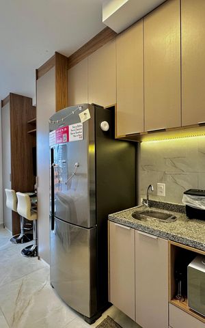 Studio para alugar com 25m², 1 quarto e sem vagaCozinha