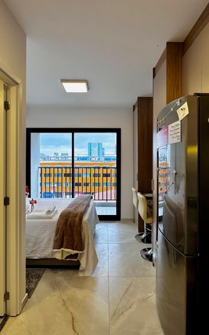 Studio para alugar com 25m², 1 quarto e sem vagaCozinha
