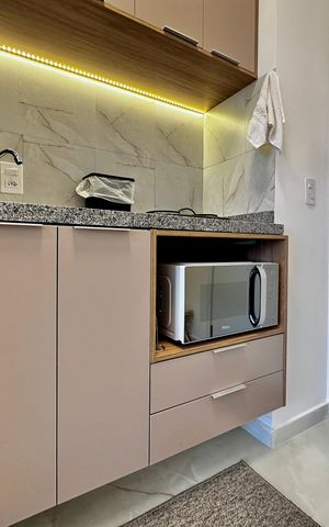 Studio para alugar com 25m², 1 quarto e sem vagaCozinha