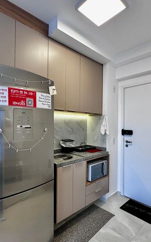 Studio para alugar com 25m², 1 quarto e sem vagaCozinha