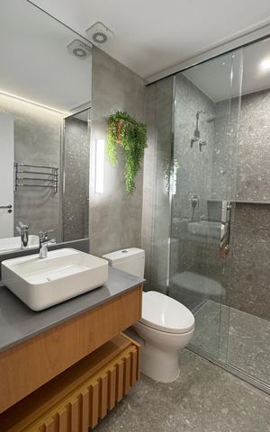 Apartamento para alugar com 75m², 2 quartos e 1 vagaBanheiro Social