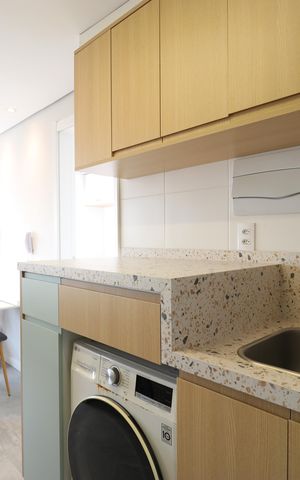 Apartamento para alugar com 28m², 1 quarto e sem vagaCozinha e Área de Serviço