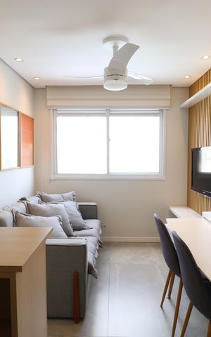 Apartamento para alugar com 28m², 1 quarto e sem vagaDetalhe Sala