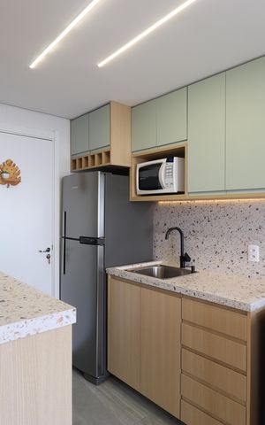 Apartamento para alugar com 28m², 1 quarto e sem vagaCozinha e Área de Serviço