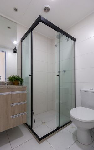 Apartamento para alugar com 57m², 2 quartos e 1 vagaBanheiro social