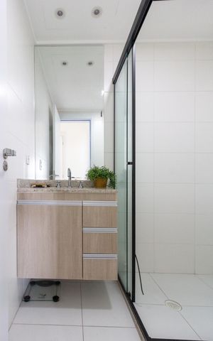 Apartamento para alugar com 57m², 2 quartos e 1 vagaBanheiro social