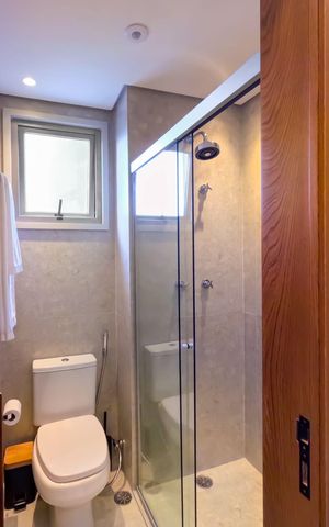Studio à venda com 21m², 1 quarto e sem vaga Studio à venda com 21m², 1 quarto e sem vagaBanheiro