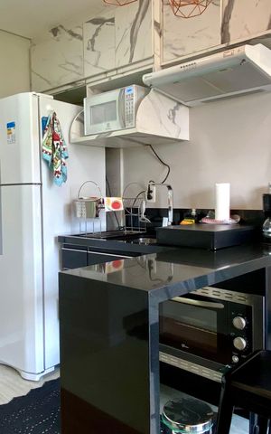 Apartamento à venda com 26m², 1 quarto e sem vaga Apartamento à venda com 26m², 1 quarto e sem vagaCozinha