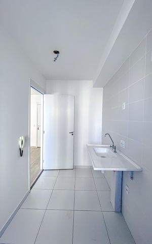 Studio à venda com 26m², 1 quarto e sem vagaCozinha