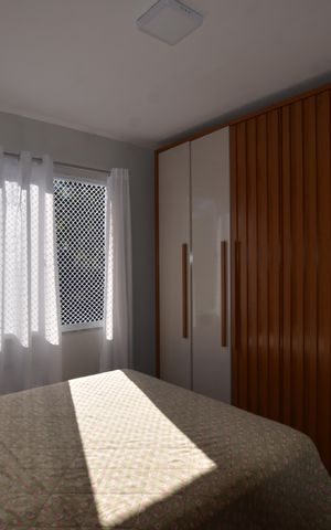 Apartamento à venda com 44m², 2 quartos e 1 vagaQuarto 1