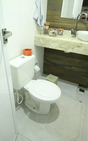 Casa de condomínio à venda com 150m², 3 quartos e 1 vagaLavabo
