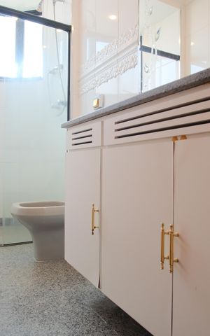 Apartamento para alugar com 200m², 4 quartos e 3 vagasBanheiro Social