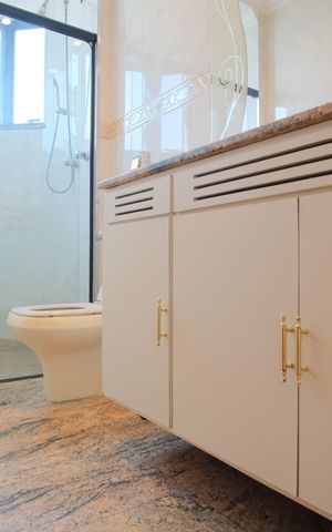 Apartamento para alugar com 200m², 4 quartos e 3 vagasBanheiro da Suíte 2