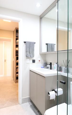Apartamento à venda com 153m², 3 quartos e 3 vagasBanheiro da Suíte 3