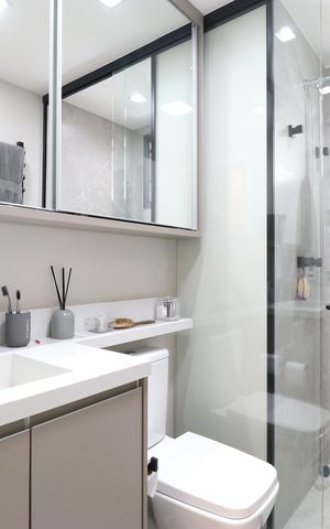 Apartamento à venda com 153m², 3 quartos e 3 vagasBanheiro da Suíte 3