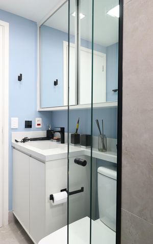 Apartamento à venda com 153m², 3 quartos e 3 vagasBanheiro da Suíte 2