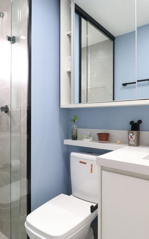 Apartamento à venda com 153m², 3 quartos e 3 vagasBanheiro da Suíte 1