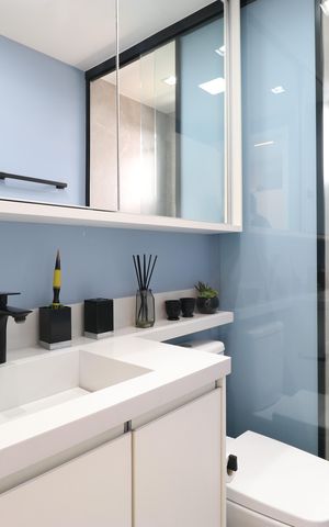 Apartamento à venda com 153m², 3 quartos e 3 vagasBanheiro da Suíte 2