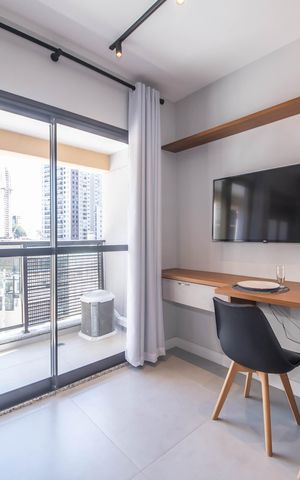 Studio à venda com 27m², 1 quarto e 1 vagaStudio
