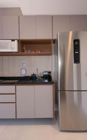 Studio à venda com 27m², 1 quarto e 1 vagaCozinha