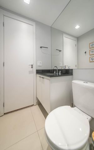 Studio à venda com 27m², 1 quarto e 1 vagaBanheiro