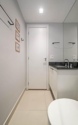 Studio à venda com 27m², 1 quarto e 1 vagaBanheiro