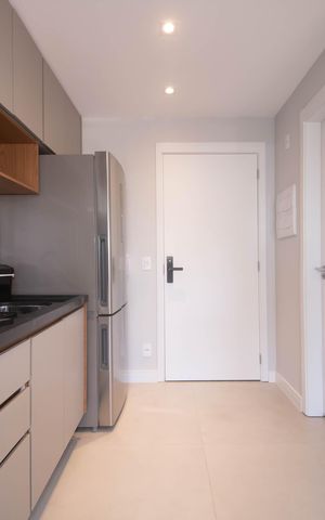 Studio à venda com 27m², 1 quarto e 1 vagaCozinha