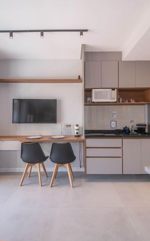 Studio à venda com 27m², 1 quarto e 1 vagaStudio