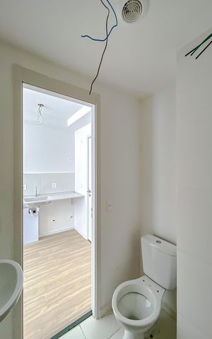 Apartamento à venda com 17m², 1 quarto e sem vagaBanheiro