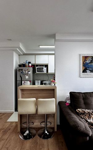 Apartamento à venda com 68m², 2 quartos e 2 vagas Apartamento à venda com 68m², 2 quartos e 2 vagasSala