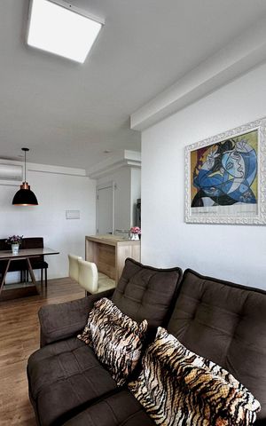 Apartamento à venda com 68m², 2 quartos e 2 vagas Apartamento à venda com 68m², 2 quartos e 2 vagasSala
