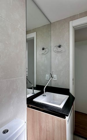 Apartamento à venda com 68m², 2 quartos e 2 vagas Apartamento à venda com 68m², 2 quartos e 2 vagasBanheiro Suíte