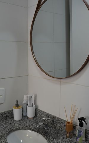Studio para alugar com 27m², 1 quarto e sem vagaBanheiro da Suíte