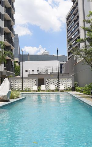 Studio para alugar com 27m², 1 quarto e sem vagaPiscina