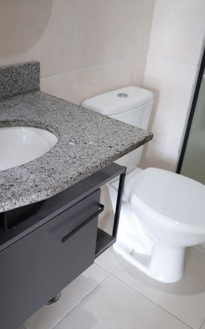 Apartamento à venda com 55m², 3 quartos e 1 vagaBanheiro Social