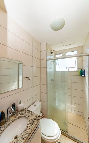 Apartamento à venda com 48m², 2 quartos e 1 vaga Apartamento à venda com 48m², 2 quartos e 1 vagaBanheiro