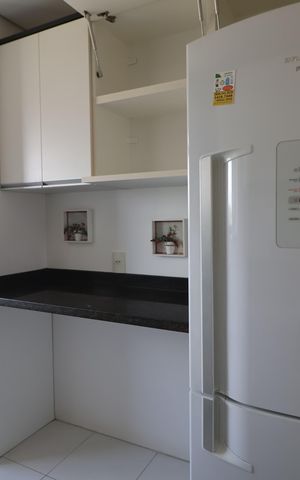 Apartamento para alugar com 75m², 2 quartos e 1 vagaCozinha e Área de Serviço